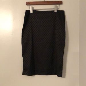 Guess Collection Houndstooth Pencil Skirt